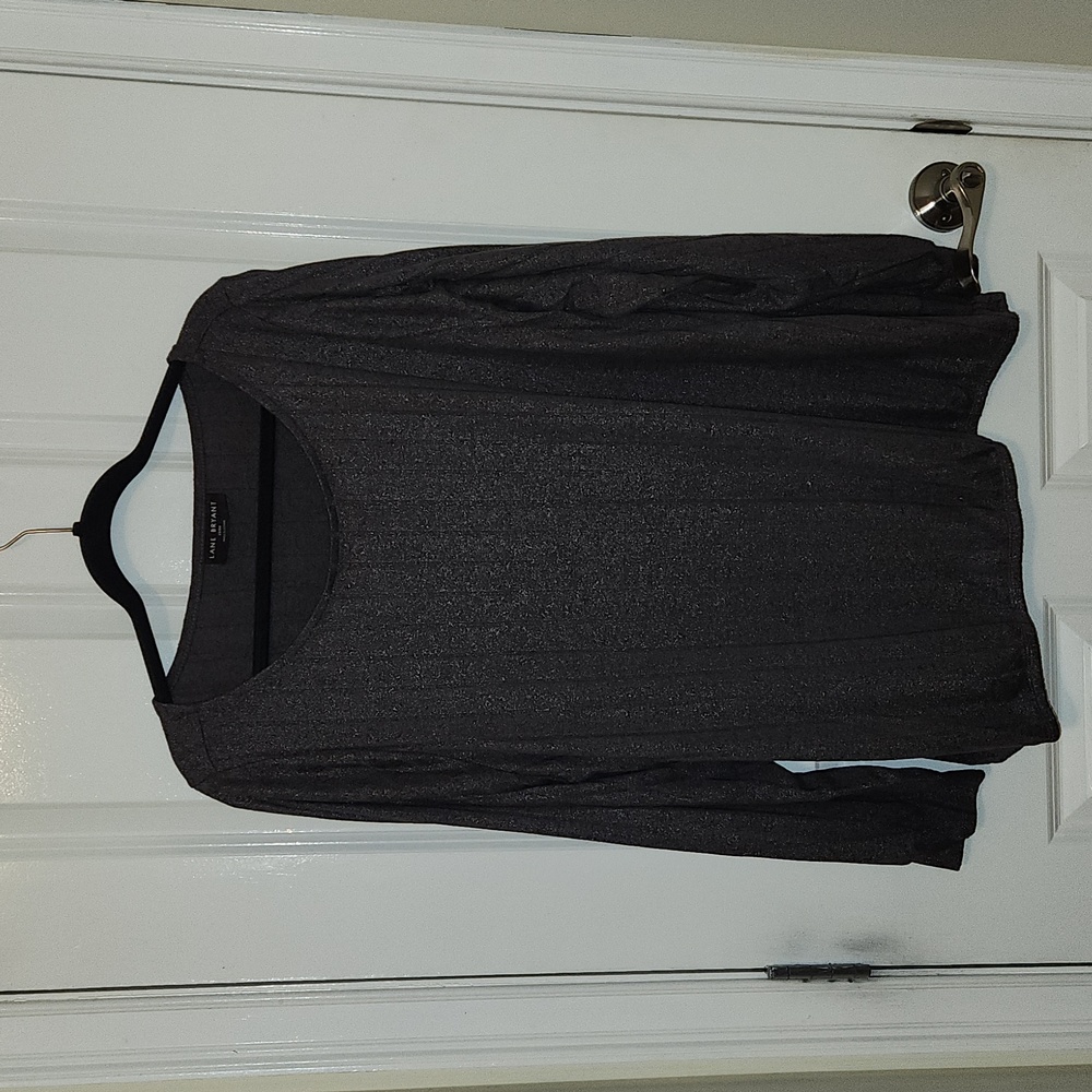 Lane Bryant 22/24 Grey metallic shirt